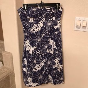 Tommy Bahama Blue Halter Dress